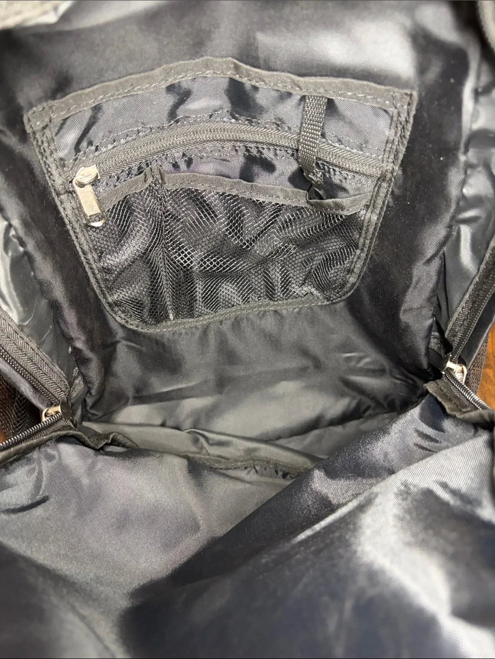 Ozark Trail Black and Gray Men's Backpack with Logo